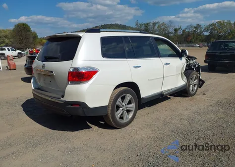 2013 Toyota Highlander Limited V6 из США, поврежденный, VIN 5TDYK3EH9DS092564